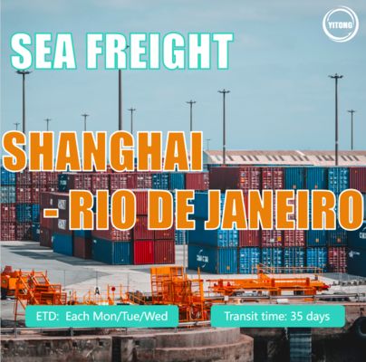 Sea Shipping Logistics From Shanghai To Rio De Janeiro, Brazil